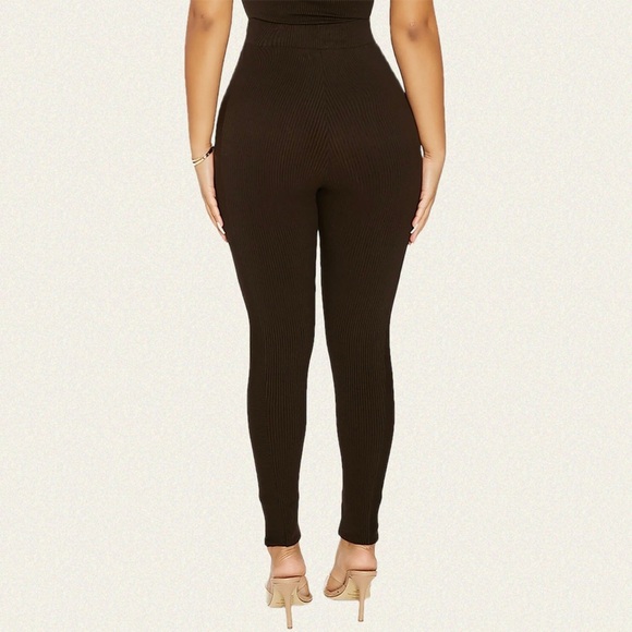 Naked Wardrobe Snatched to the Side Ribbed Legging - Picture 2 of 5